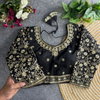 Heavy Pure Vichitra Silk Jari Embroidery & Sequence Work Blouses Suppliers In India